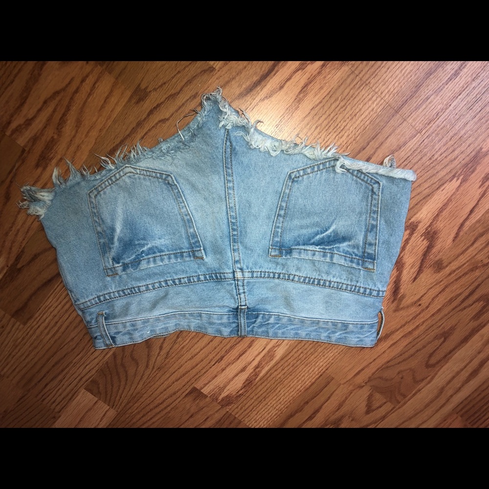Gently worn jean shorts